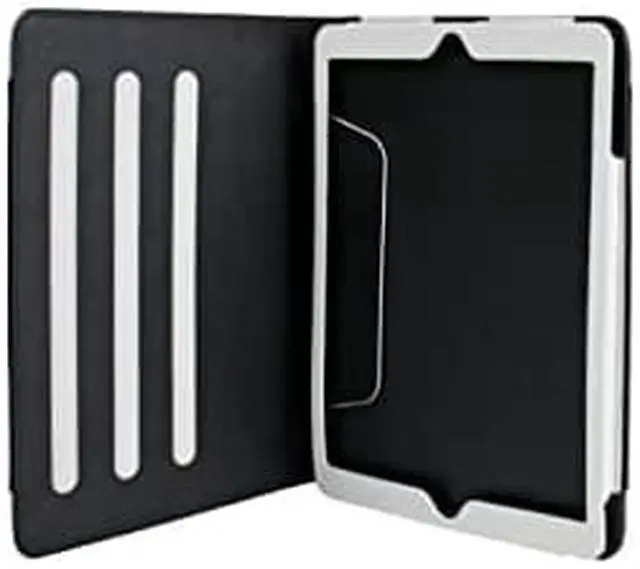 Alt view image 4 of 7 - LUVVITT ATTITUDE 2 Piece Convertible Case and Cover for iPad AIR - Black&White
