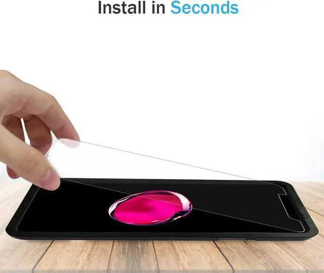 Alt view image 2 of 7 - Luvvitt iPhone XR 3Pack Tempered Glass Screen Protector 6.1 inch 2018