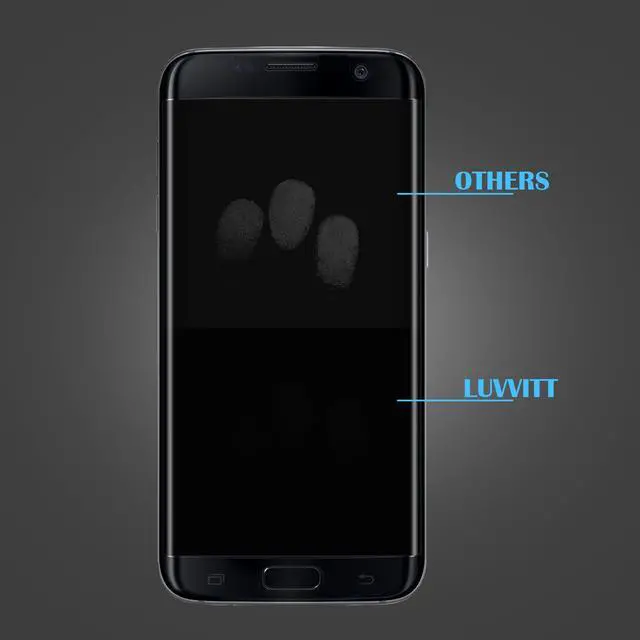Alt view image 3 of 4 - LUVVITT TEMPERED GLASS Screen Protector Case Fiendly for Galaxy S7 Edge - Clear