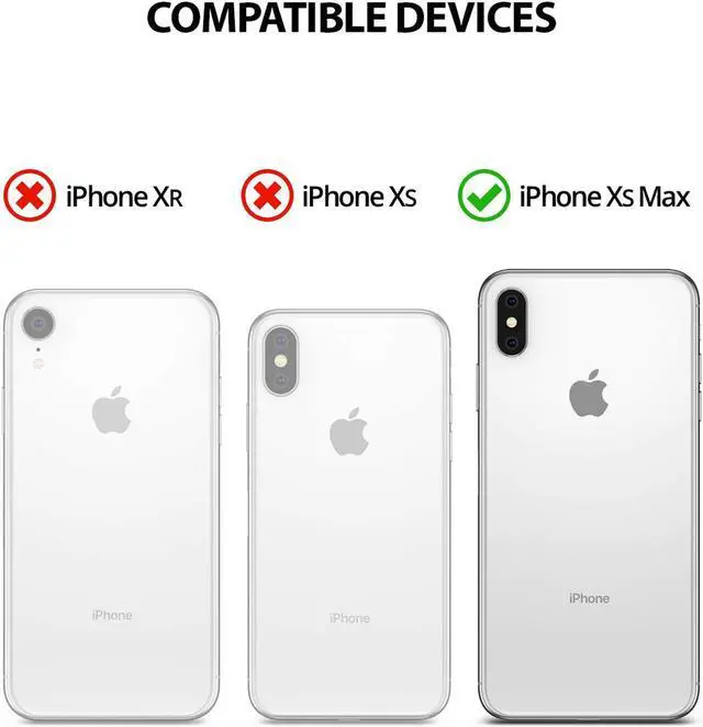 Alt view image 6 of 6 - Luvvitt iPhone XS Max Case Ultra Armor Cover for 6.5 inch Screen 2018 - Black