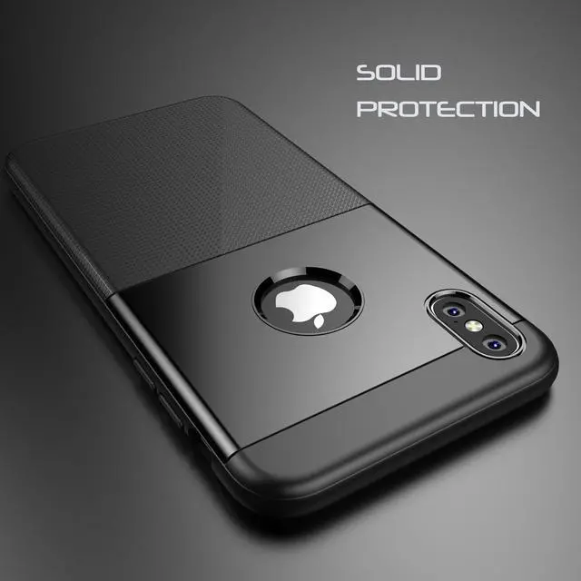 Alt view image 6 of 7 - Luvvitt Sleek Armor Case for iPhone XR with 6.1 inch Screen 2018 - Black