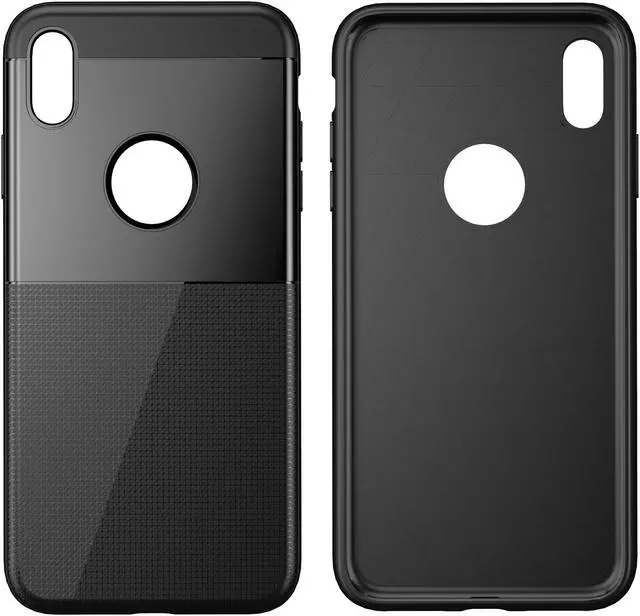 Alt view image 7 of 7 - Luvvitt Sleek Armor Case for iPhone XR with 6.1 inch Screen 2018 - Black