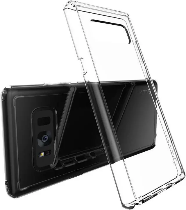 Alt view image 6 of 7 - LUVVITT CLEAR VIEW Hybrid Case for Galaxy Note 8 - Crystal Clear
