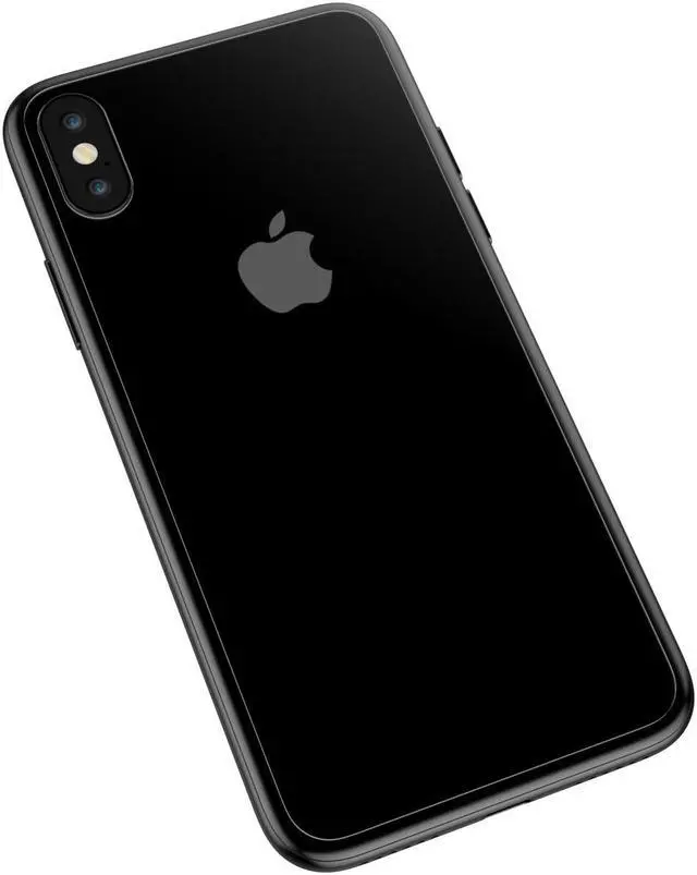 Alt view image 5 of 7 - Luvvitt Full Body Front / Back Tempered Glass Screen Protector for iPhone XS / X