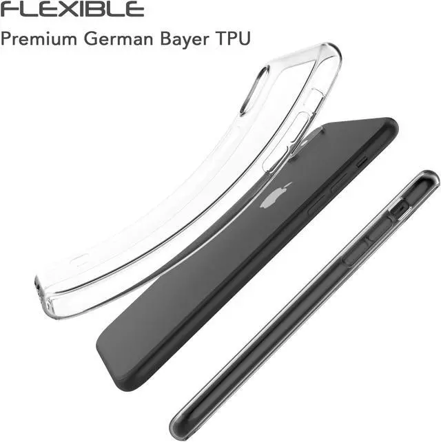 Alt view image 3 of 7 - Luvvitt iPhone XS Max Case and Tempered Glass Set Clarity for 6.5 inch 2018