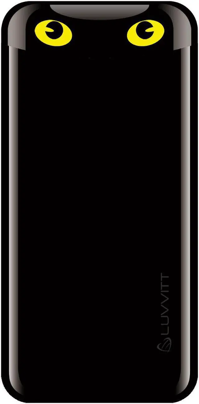 Main image of LUVVITT EMOJI Power Bank 6000 mAh Ultra Slim Portable Charger - Black