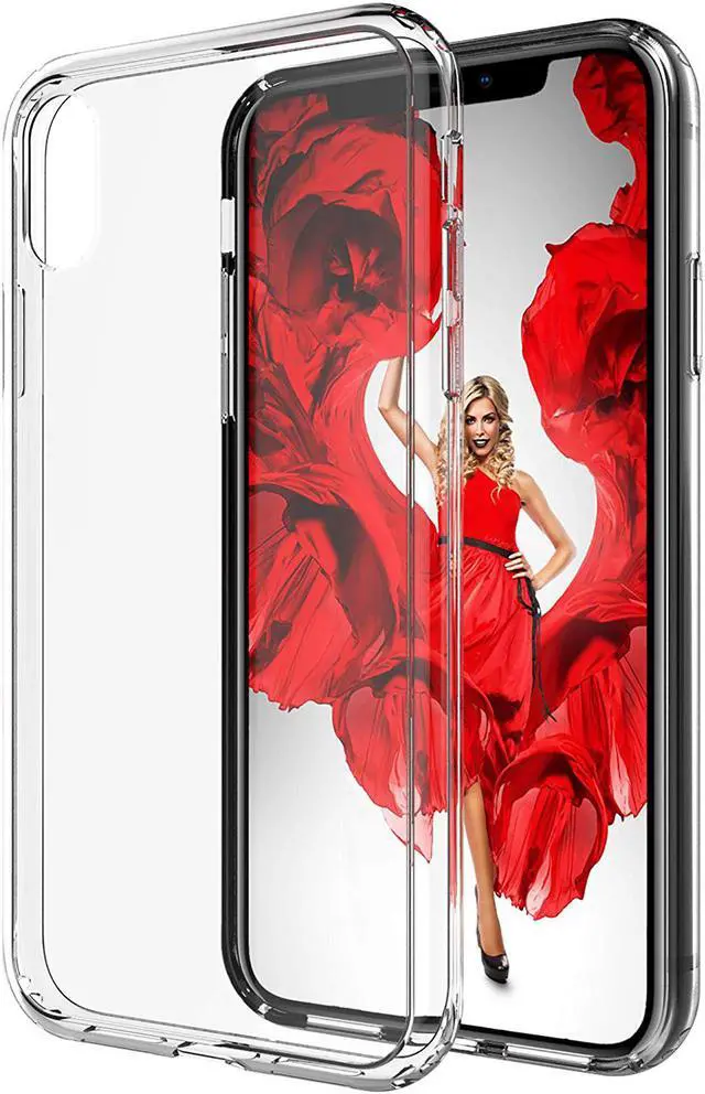 Main image of Luvvitt iPhone XS Max Case Clear View Hybrid Cover for 6.5 inch Screen 2018