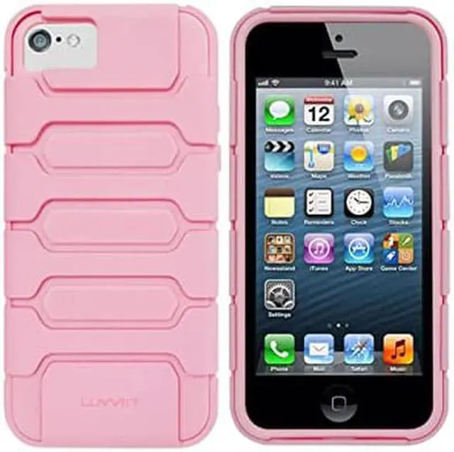 Main image of LUVVITT ARMOR SHELL Double Layer Shock Absorbing Case for iPhone 5C - Pink