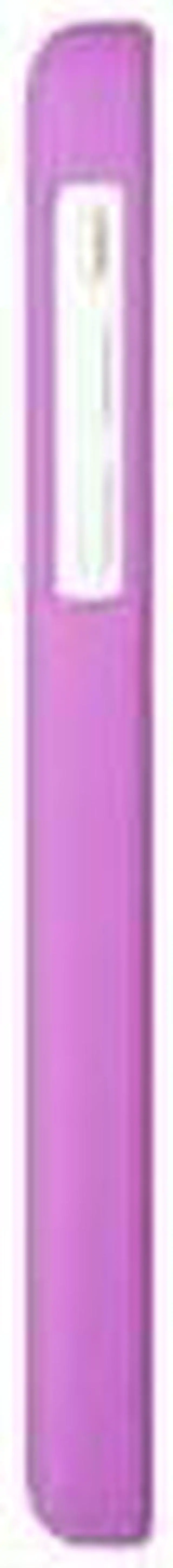 Alt view image 3 of 6 - LUVVITT SKINNY Matte Slim Hard Case Back Cover for iPhone 5C w/Holes - Purple