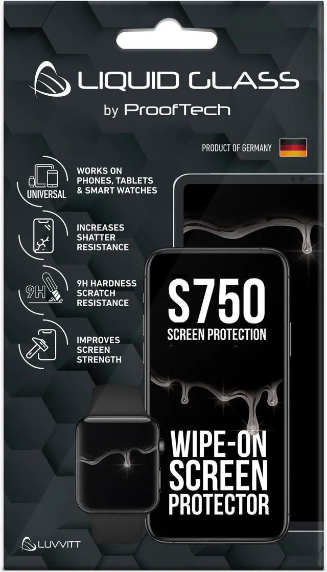 Main image of Liquid Glass Screen Protector with $750 Screen Protection Guarantee - Universal