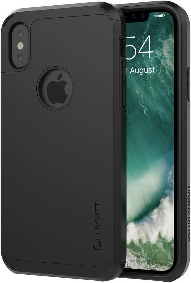 Main image of Luvvitt Ultra Armor Dual Layer Case for iPhone XS / X 5.8 inch 2017-2018 - Black