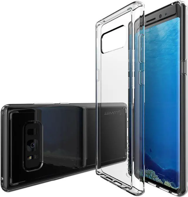 Main image of LUVVITT CLEAR VIEW Hybrid Case for Galaxy Note 8 - Crystal Clear