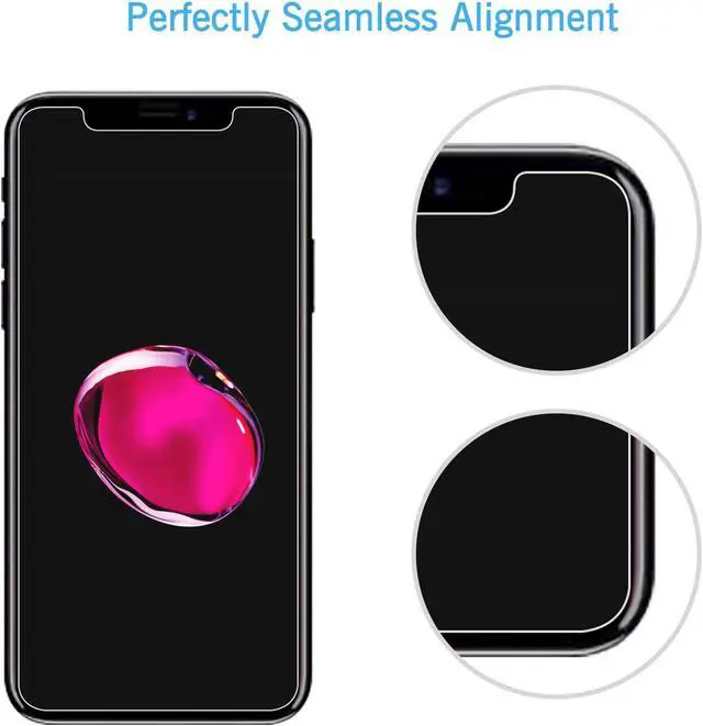 Alt view image 3 of 7 - Luvvitt iPhone XR 3Pack Tempered Glass Screen Protector 6.1 inch 2018
