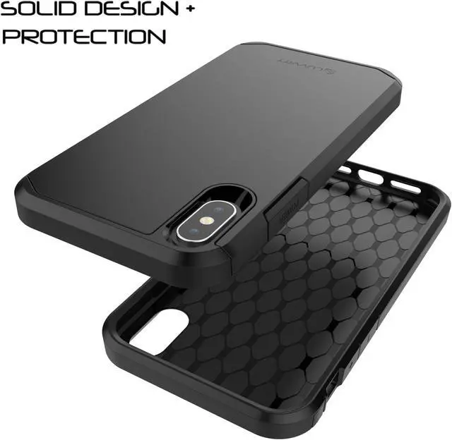 Alt view image 5 of 6 - Luvvitt iPhone XS Max Case Ultra Armor Cover for 6.5 inch Screen 2018 - Black
