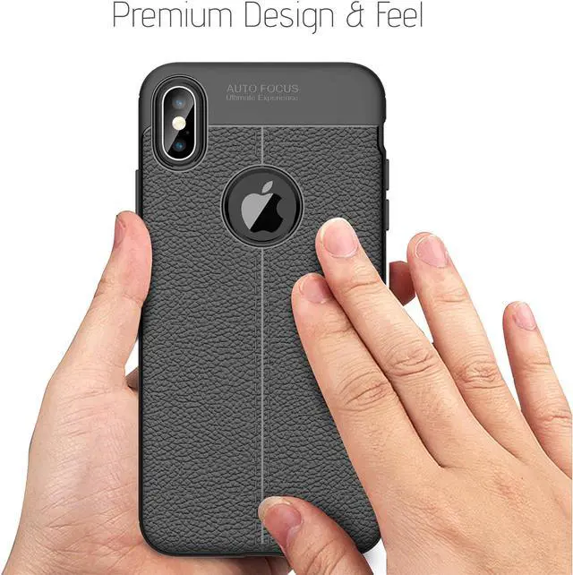 Alt view image 3 of 7 - Luvvitt Case for iPhone XS Max TPU Flexible Protection 6.5" Screen 2018 - Black