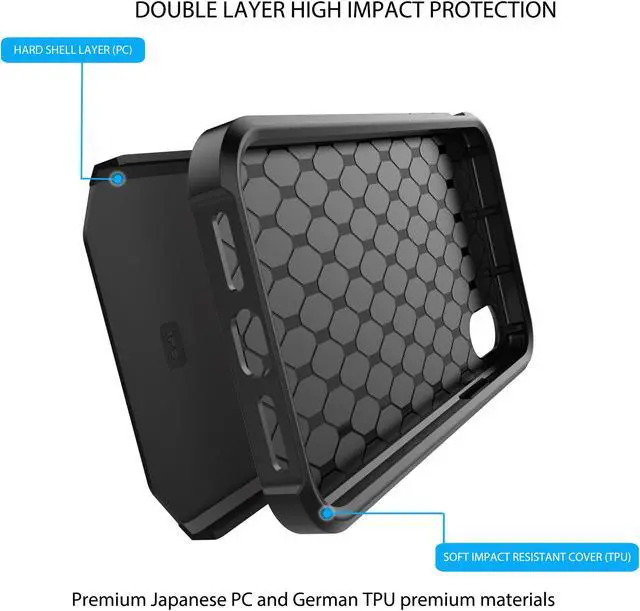 Alt view image 2 of 6 - Luvvitt iPhone XS Max Case Ultra Armor Cover for 6.5 inch Screen 2018 - Black