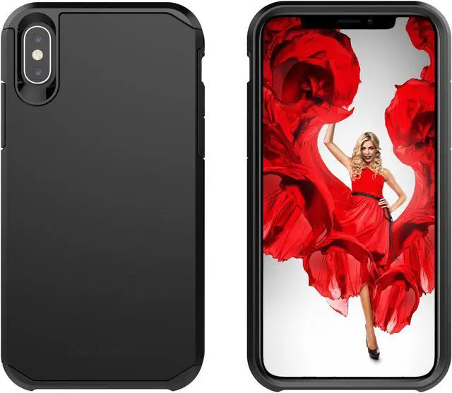Main image of Luvvitt iPhone XS Max Case Ultra Armor Cover for 6.5 inch Screen 2018 - Black