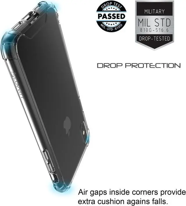 Alt view image 3 of 7 - Luvvitt iPhone XS Max Case Crystal View Hybrid Cover for 6.5 inch Screen 2018