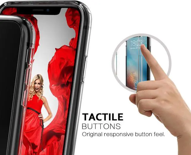 Alt view image 5 of 7 - Luvvitt iPhone XS Max Case Clear View Hybrid Cover for 6.5 inch Screen 2018