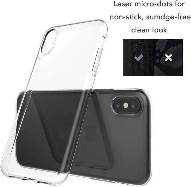 Alt view image 4 of 7 - Luvvitt Clarity Case for iPhone XR TPU Flexible 6.1 inch Screen 2018 - Clear