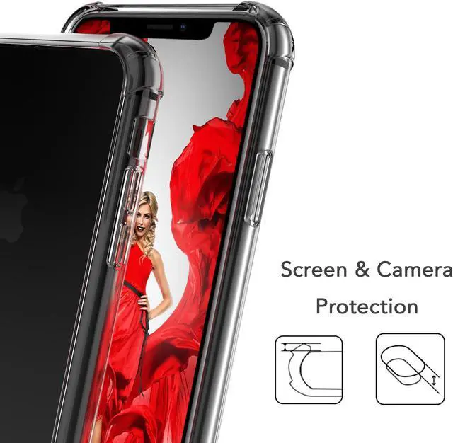 Alt view image 4 of 7 - Luvvitt iPhone XS Max Case Crystal View Hybrid Cover for 6.5 inch Screen 2018