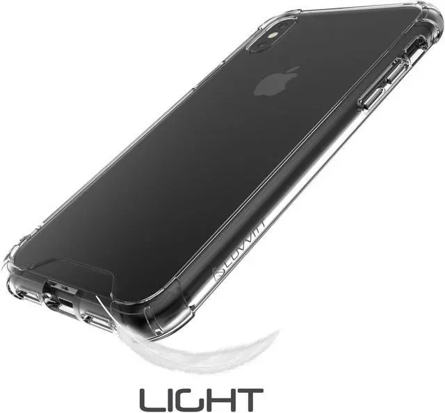 Alt view image 5 of 7 - Luvvitt iPhone XS Max Case Crystal View Hybrid Cover for 6.5 inch Screen 2018