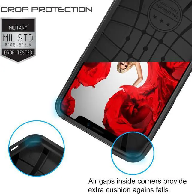 Alt view image 4 of 7 - Luvvitt iPhone XS Max Case with Credit Card Holder and Kickstand 6.5 inch 2018