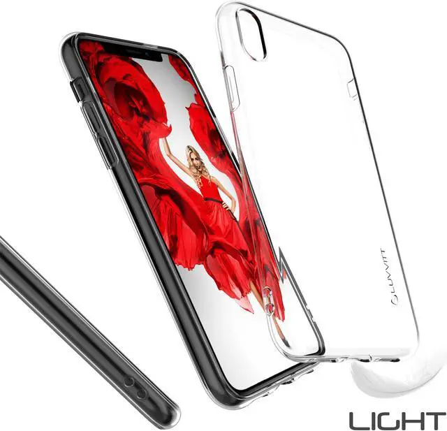 Alt view image 5 of 7 - Luvvitt iPhone XS Max Case and Tempered Glass Set Clarity for 6.5 inch 2018