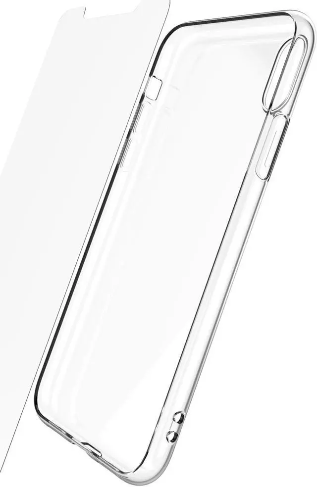 Main image of Luvvitt Clarity Case and Tempered Glass Screen Protector for iPhone XS Max 6.5 inch Clear
