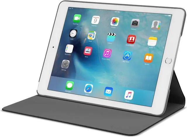 Alt view image 4 of 4 - Logitech Hinge Flex Case for iPad Air 2 Black