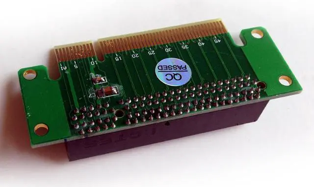 Alt view image 4 of 4 - PCIe Adapter Riser Card Convertor 90 Degree PCI Express 8x (PCI-E 8x) Extension Board Mining Riser For Video Card