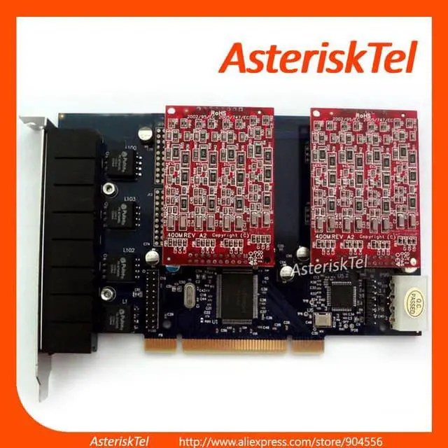 Alt view image 2 of 7 - TDM800P with 8 FXO ports,with Echo Cancellation Hardware, Asterisk Card Issabel AsteriskNow,Freepbx,VitalPBX TDM800,tdm410p,for VoIP PBX SIP Phone Solution