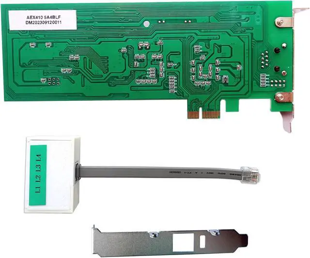 Alt view image 2 of 7 - Asterisk Card AEX410 with 4 FXO Ports,PCI-E,Analog FXO Card,Quad Span Analog Board compatible  Asterisk,Issabel,Freepbx,AsteriskNow,tdm410,tdm400