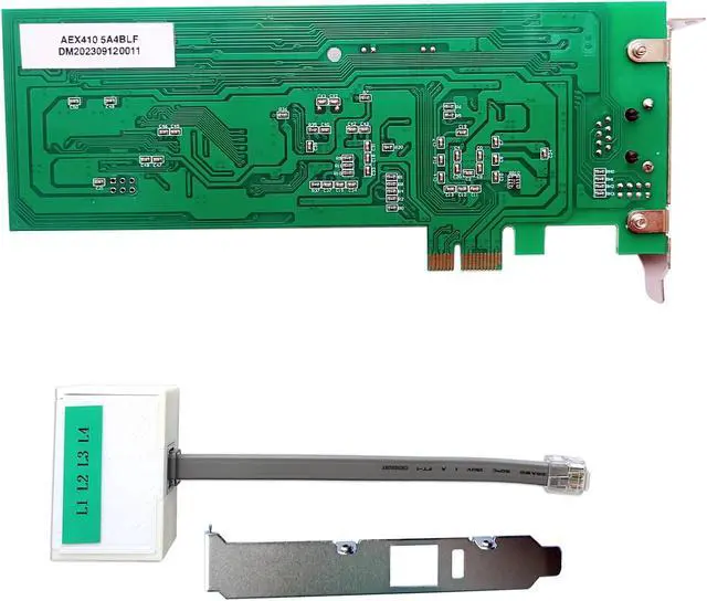 Alt view image 2 of 7 - Asterisk Card AEX410 with 3 FXO+1 FXS, PCI-E Connector,Supports Asterisk ,Issabel,FreePBX. VitalPBX,Dahdi.tdm410 For IP PBX SIP Phone PABX VoIP Telephone System