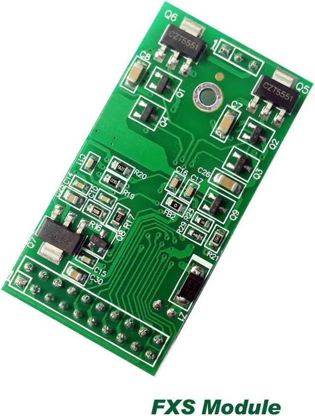 Alt view image 7 of 7 - Asterisk Card TDM410P with 3 FXO+1 FXS Modules,Supports Asterisk Issabel FreePbx VitalPBX Dahdi PCI FXS FXO Card tdm400p For VoIP Gateway PBX SIP phone Telephone system