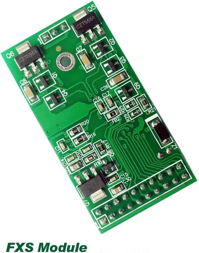 Alt view image 7 of 7 - TDM400P Asterisk Card with 2 FXS 2 FXO Modules,Voice Board Supports Asterisk Sangoma FreePBX,Issabel,VitalPBX,Free PBX,Freeswitch,Isabel,Dahdi