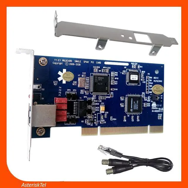 Main image of TE110P Asterisk Card ISDN PRI Card TE110 with 1 T1/E1  Port,T1 Card,ISDN Digital Board,Supports Freepbx Asterisk Issabel ,dahdi.vitalpbx,Free PBX,Isabel,Telephone System