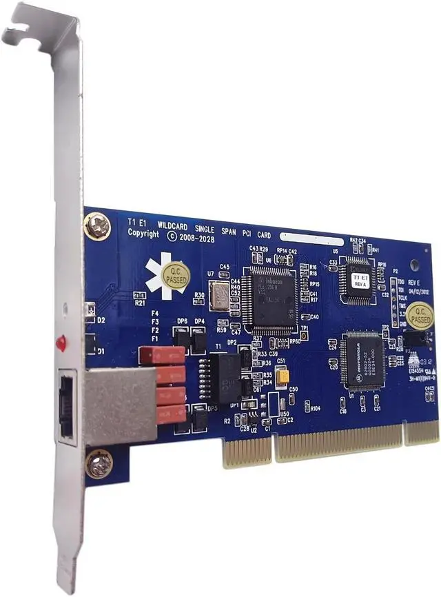 Alt view image 2 of 7 - TE110P Asterisk Card ISDN PRI Card TE110 with 1 T1/E1  Port,T1 Card,ISDN Digital Board,Supports Freepbx Asterisk Issabel ,dahdi.vitalpbx,Free PBX,Isabel,Telephone System