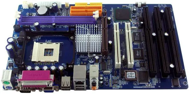 Alt view image 2 of 7 - 845GV ISA Mainboard Industrial Server Computer 845 PGA478 Motherboard PCI ISA Motherboard  3* ISA Slots 2* PCI Interface VGA Port
