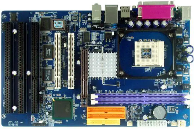 Alt view image 7 of 7 - 845GV ISA Mainboard Industrial Server Computer 845 PGA478 Motherboard PCI ISA Motherboard  3* ISA Slots 2* PCI Interface VGA Port