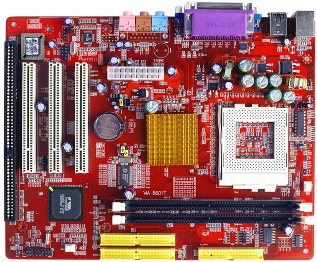 Main image of V8601T 8601 ISA Mainboard,mATX 3 PCI Motherboard,Chipset 8601(NB), VIA8606(SB),with 1 ISA Slot,Socket 370 Pentium 3,Celeron 2/3 CPU,2 SDRAM Slots 8601T