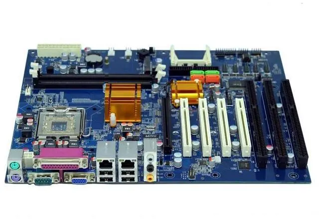 Alt view image 2 of 7 - G41 ISA Motherboard ATX with 3 ISA Slots,Socket LGA775 CPU,2 DDR3 Slots,4 PCI Slots,1 PCIE 16x Slot,2 LAN Ports,for Industrial Computer Desktop PCI Mainboard G41-3ISA