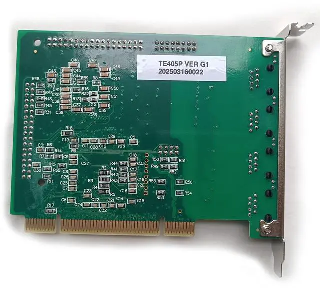 Alt view image 3 of 7 - TE405P Asterisk PCI Dahdi Card 4 Port E1 T1 Card ISDN Digital PRI SS7,Freepbx Issabel PCI 5v for Asterisk PBX Dahdi Phone Device
