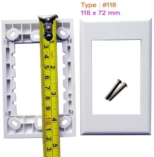 Alt view image 5 of 6 - Wall Plate XLR Male Port x2+ USB Keystone Modular Audio Jack Connectors Socket White Decorative FacePlates Device Mount Coupler Cover - (Type:118)