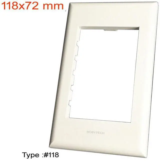 Alt view image 7 of 7 - Wall Plate with SC Simplex + LC Duplex + RJ11 Modules,Fiber Optic Keystone Connectors for Cabling System Service Integrated Wiring Work Wall plate cover holer, Outlet Plug