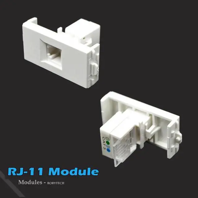 Alt view image 5 of 7 - Wall Plate with SC Simplex + LC Duplex + RJ11 Modules,Fiber Optic Keystone Connectors for Cabling System Service Integrated Wiring Work Wall plate cover holer, Outlet Plug