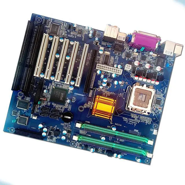 Alt view image 5 of 7 - Computer Motherboard with PCI ISA Slots,945G ATX Board,945 GV ISA Slot Mainboard LGA775 for Pentium HT