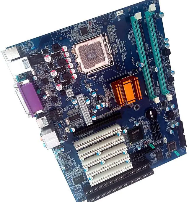 Alt view image 6 of 7 - Computer Motherboard with PCI ISA Slots,945G ATX Board,945 GV ISA Slot Mainboard LGA775 for Pentium HT