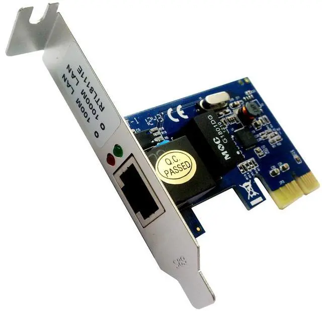 Alt view image 3 of 5 - Gigabit Ethernet Card, LAN Card RJ45,PCI-E Low Profile 10/100/1000Mbps PCI Express Network Adapter,PCIE RJ-45 NIC Controller for PC / Server