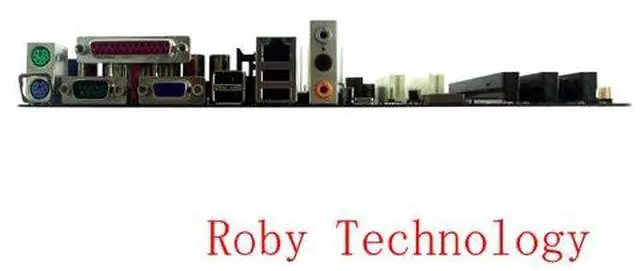 Main image of Roby Technology Industrial Computer Mainboard with PCI slots,Socket 478, Compatible with Celeron 4 / Pentium 4 for Industrial Server - 845002